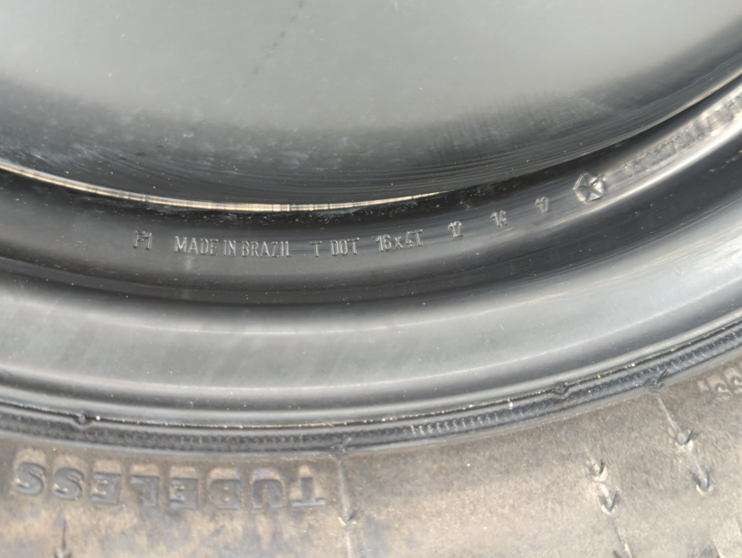 2008-2014 Dodge Avenger Spare Donut Tire Wheel Rim Oem - Oemusedautoparts1.com