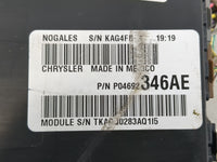 2011-2014 Dodge Avenger Fusebox Fuse Box Relay Module Tipm P04692346ae - Oemusedautoparts1.com