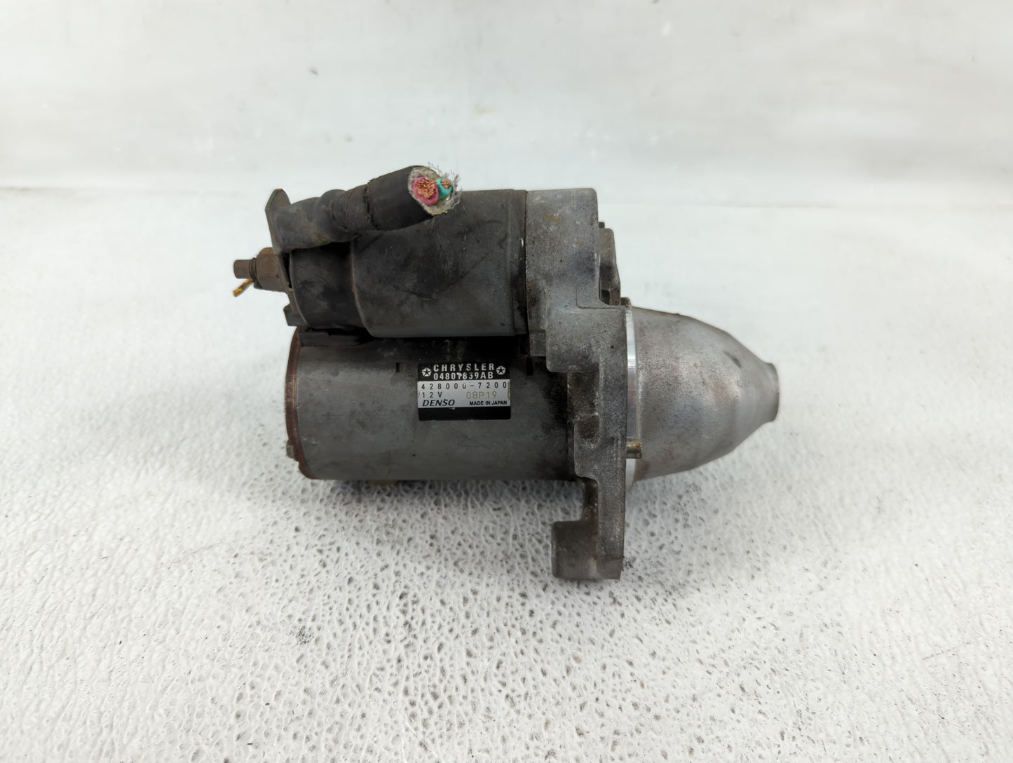 2011-2014 Dodge Avenger Car Starter Motor Solenoid OEM P/N:428000-7200 04801839AB Fits Fits 2011 2012 2013 2014 OEM Used Aut