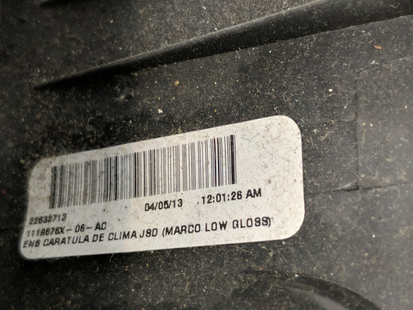 2010-2014 Dodge Avenger Climate Control Module Temperature AC/Heater Replacement P/N:1119676X-06-AC 22832713 Fits OEM Used A