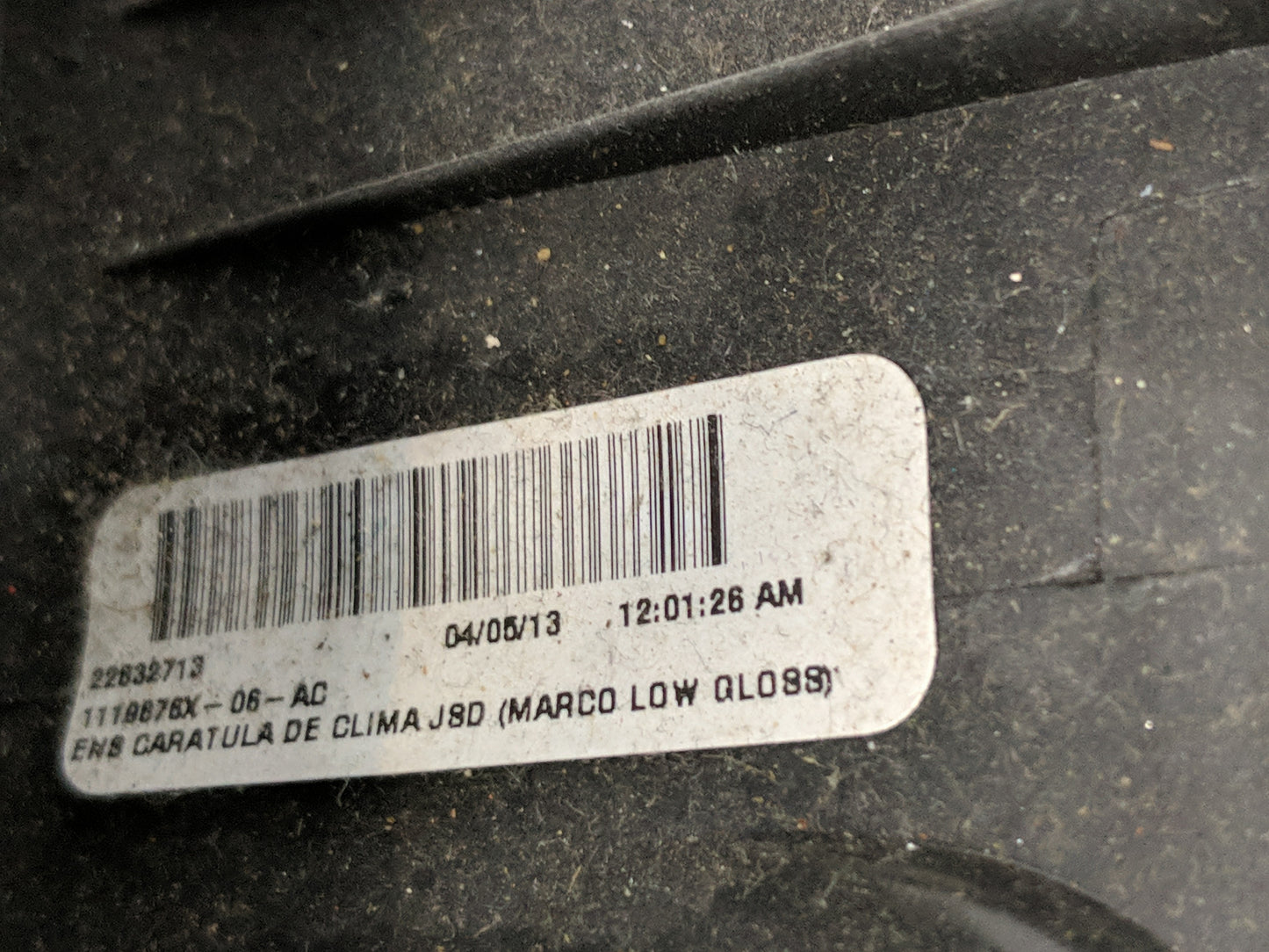 2010-2014 Dodge Avenger Climate Control Module Temperature AC/Heater Replacement P/N:1119676X-06-AC 22832713 Fits OEM Used A