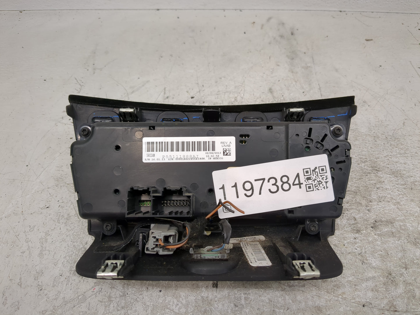 2008-2014 Dodge Avenger Climate Control Module Temperature AC/Heater Replacement P/N:P55111888AT Fits OEM Used Auto Parts - 