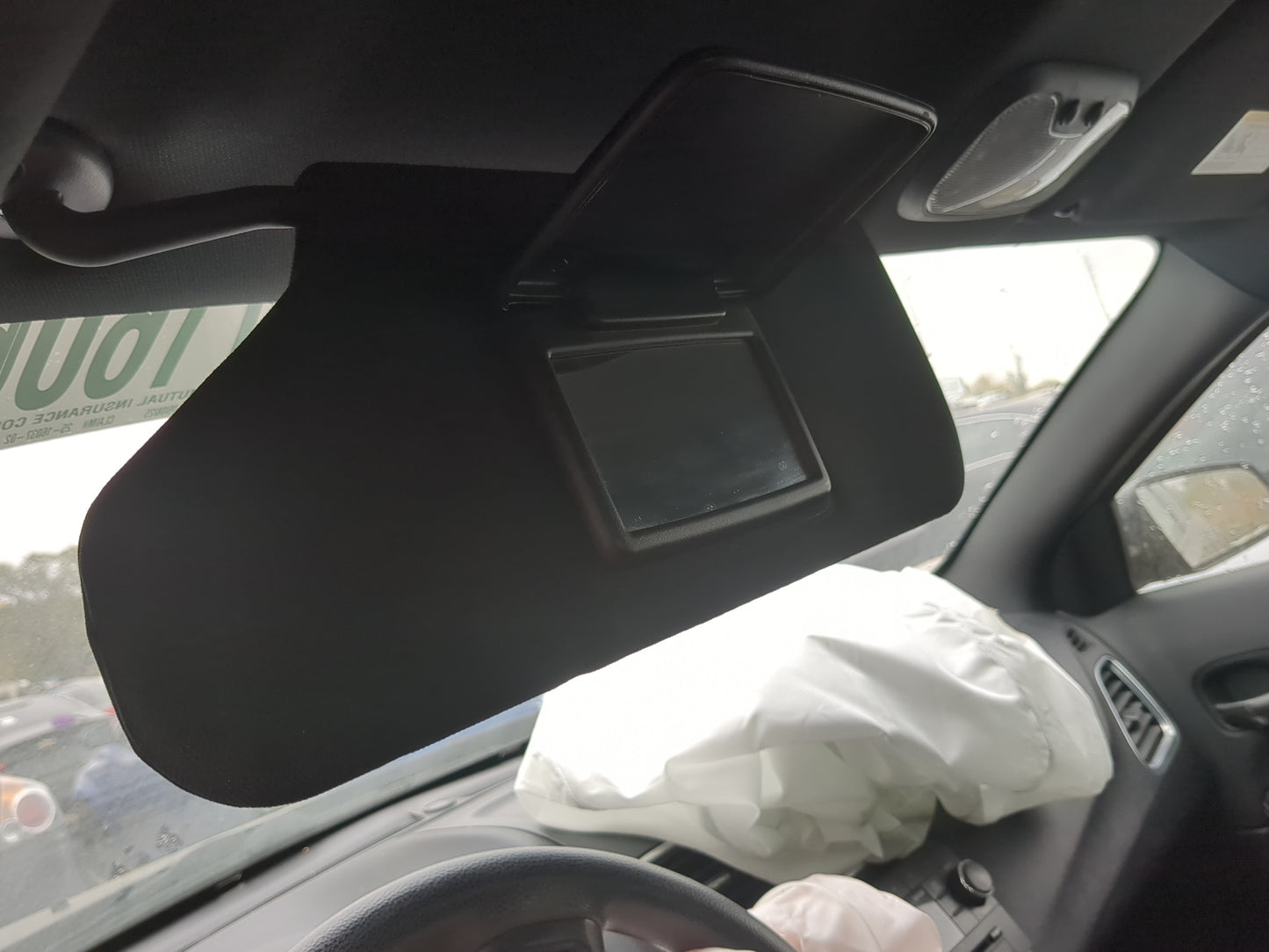 2011-2014 Dodge Avenger Sun Visor Shade Replacement Driver Left Mirror Fits Fits 2011 2012 2013 2014 OEM Used Auto Parts - O