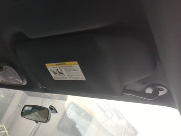 2011-2014 Dodge Avenger Sun Visor Shade Replacement Passenger Right Mirror Fits Fits 2011 2012 2013 2014 OEM Used Auto Parts