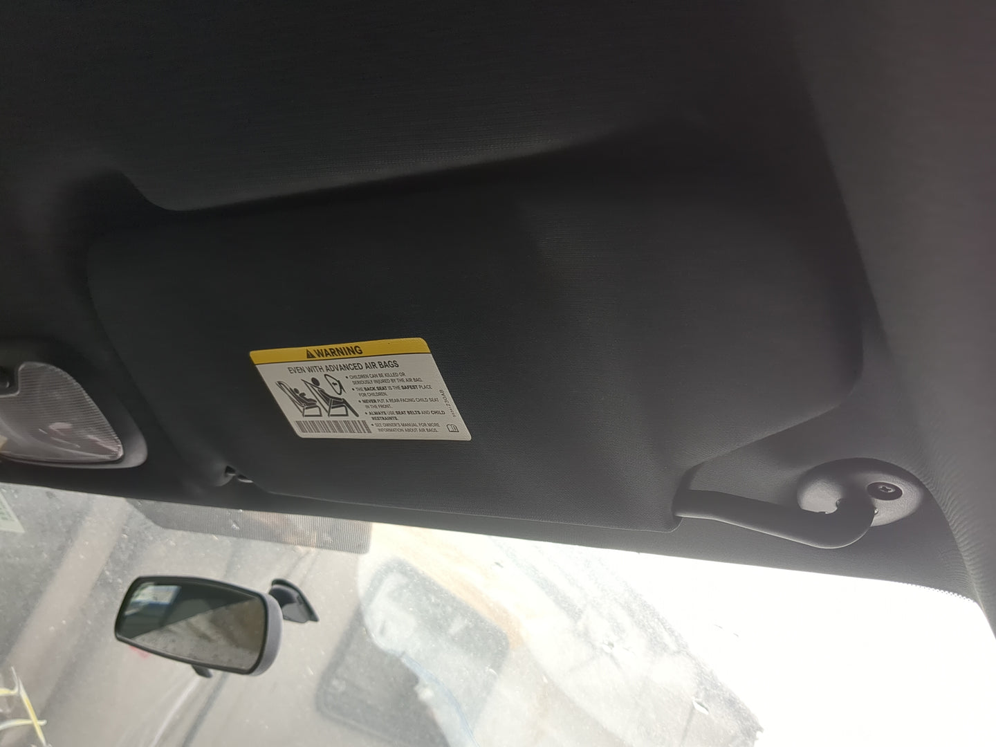 2011-2014 Dodge Avenger Sun Visor Shade Replacement Passenger Right Mirror Fits Fits 2011 2012 2013 2014 OEM Used Auto Parts