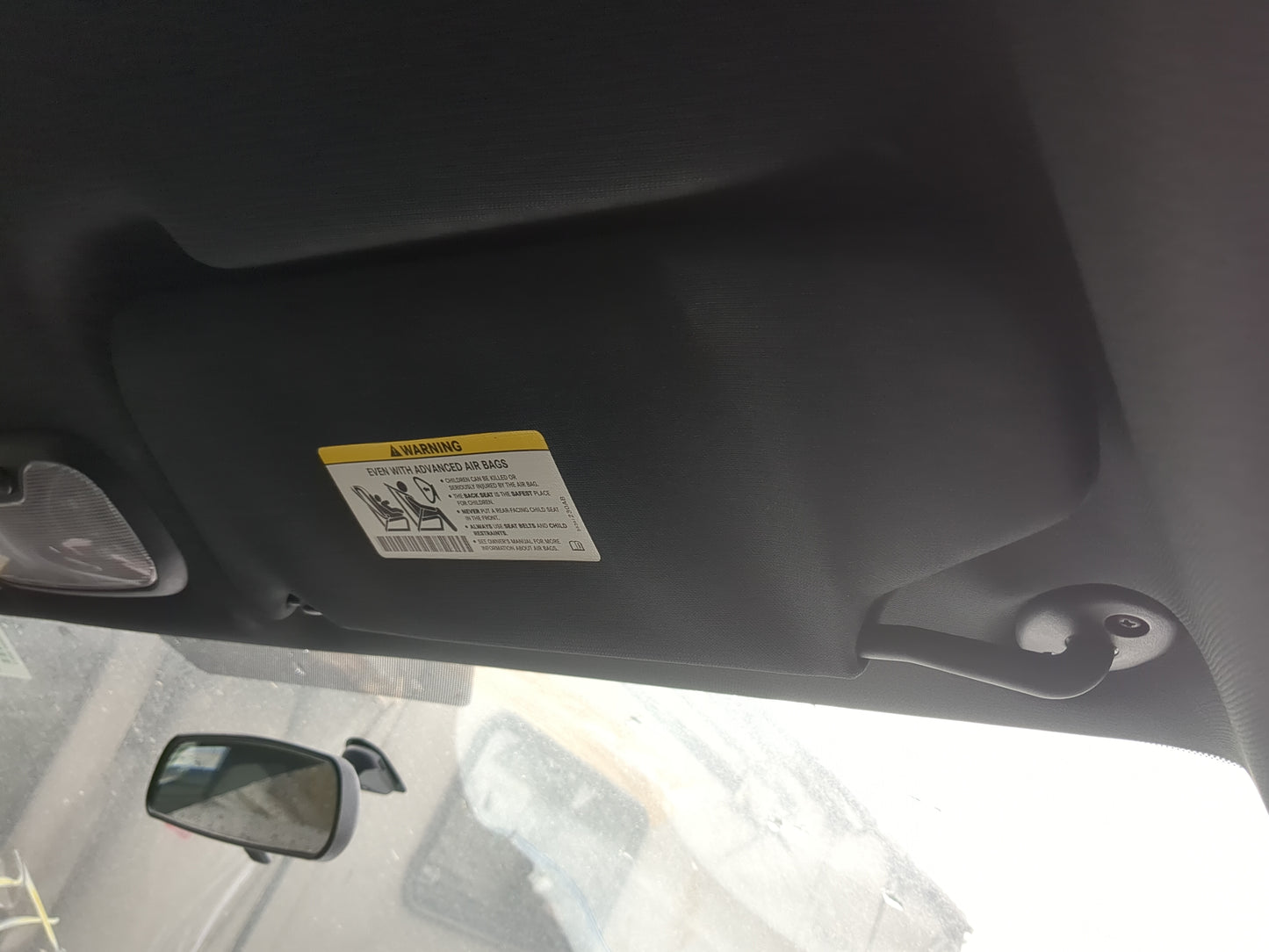 2011-2014 Dodge Avenger Sun Visor Shade Replacement Passenger Right Mirror Fits Fits 2011 2012 2013 2014 OEM Used Auto Parts