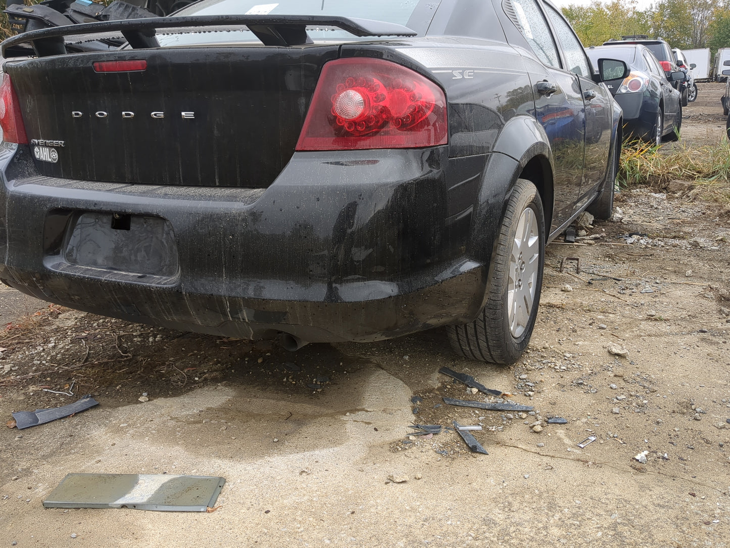 2011-2014 Dodge Avenger Rear Bumper Assembly Oem 1200696 - Oemusedautoparts1.com