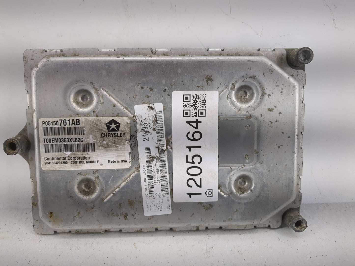 2013 Dodge Avenger PCM Engine Control Computer ECU ECM PCU OEM P/N:P05150761AB Fits OEM Used Auto Parts - Oemusedautoparts1.