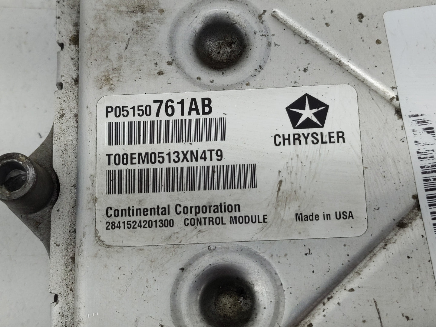 2013 Dodge Avenger PCM Engine Control Computer ECU ECM PCU OEM P/N:P05150761AB Fits OEM Used Auto Parts - Oemusedautoparts1.