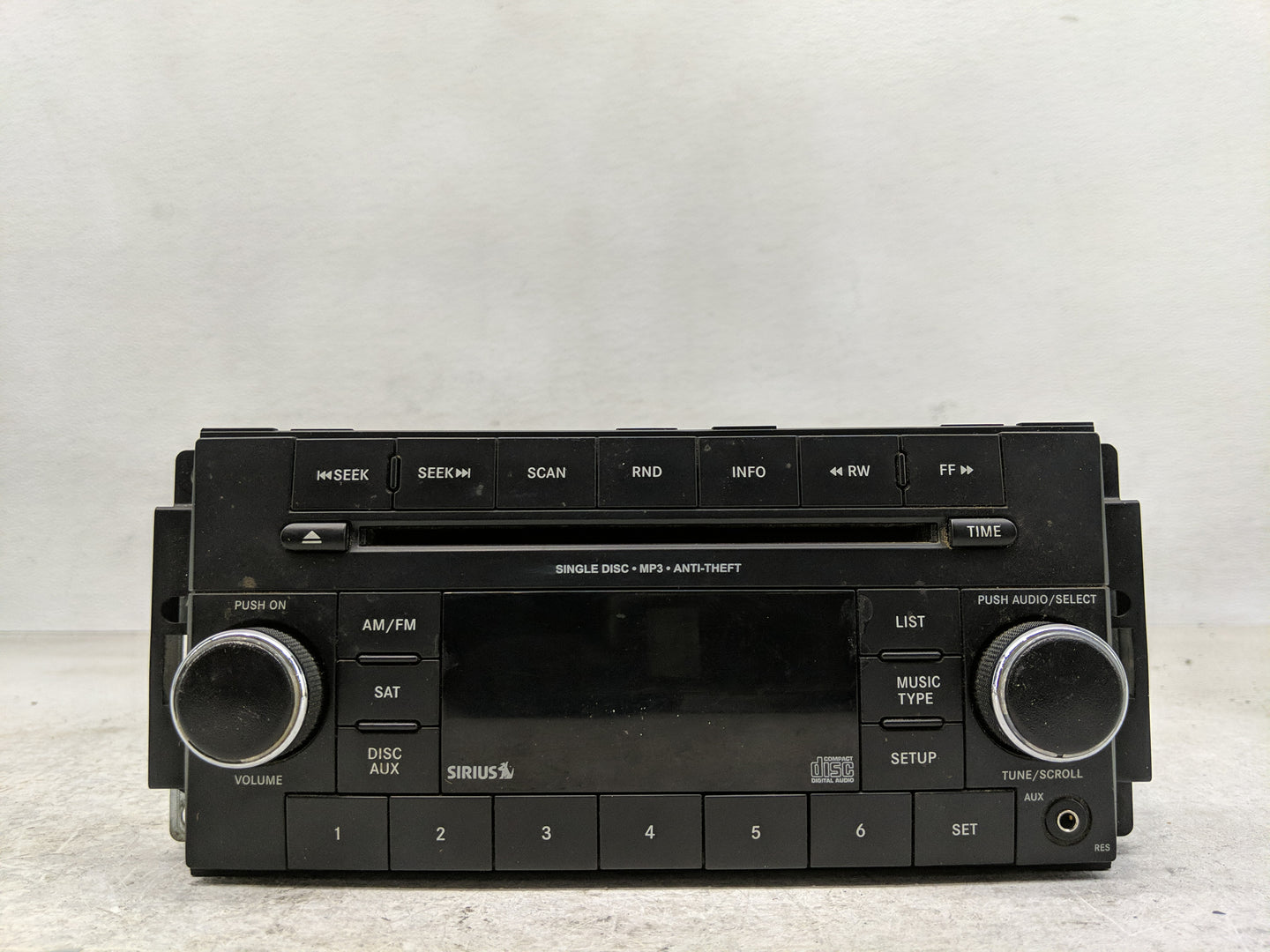 2013-2014 Dodge Avenger Radio AM FM Cd Player Receiver Replacement P/N:P05091163AC Fits Fits 2013 2014 2015 2016 2017 OEM Us