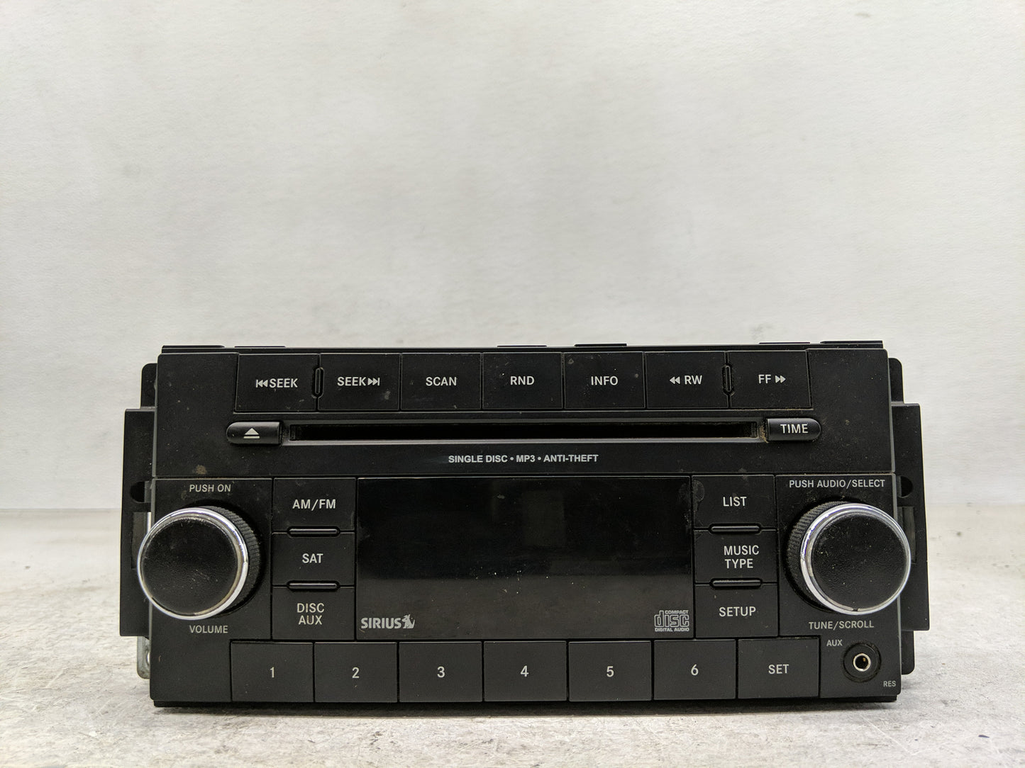 2013-2014 Dodge Avenger Radio AM FM Cd Player Receiver Replacement P/N:P05091163AC Fits Fits 2013 2014 2015 2016 2017 OEM Us