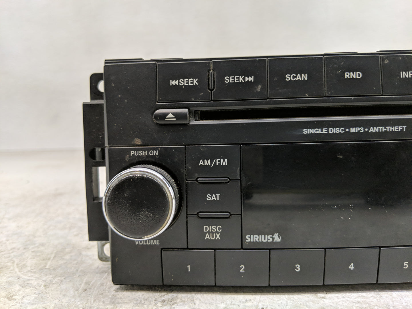 2013-2014 Dodge Avenger Radio AM FM Cd Player Receiver Replacement P/N:P05091163AC Fits Fits 2013 2014 2015 2016 2017 OEM Us