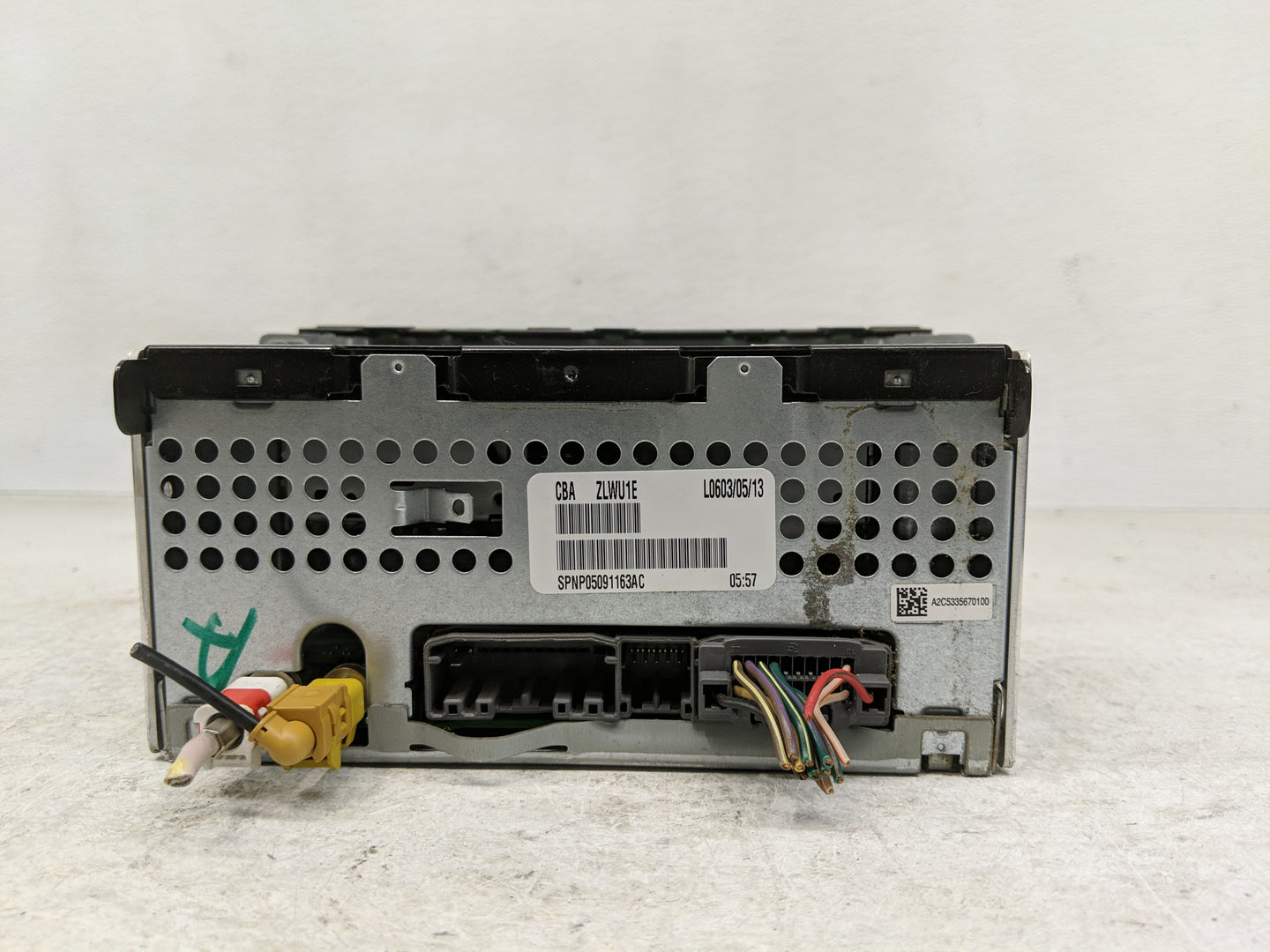 2013-2014 Dodge Avenger Radio AM FM Cd Player Receiver Replacement P/N:P05091163AC Fits Fits 2013 2014 2015 2016 2017 OEM Us