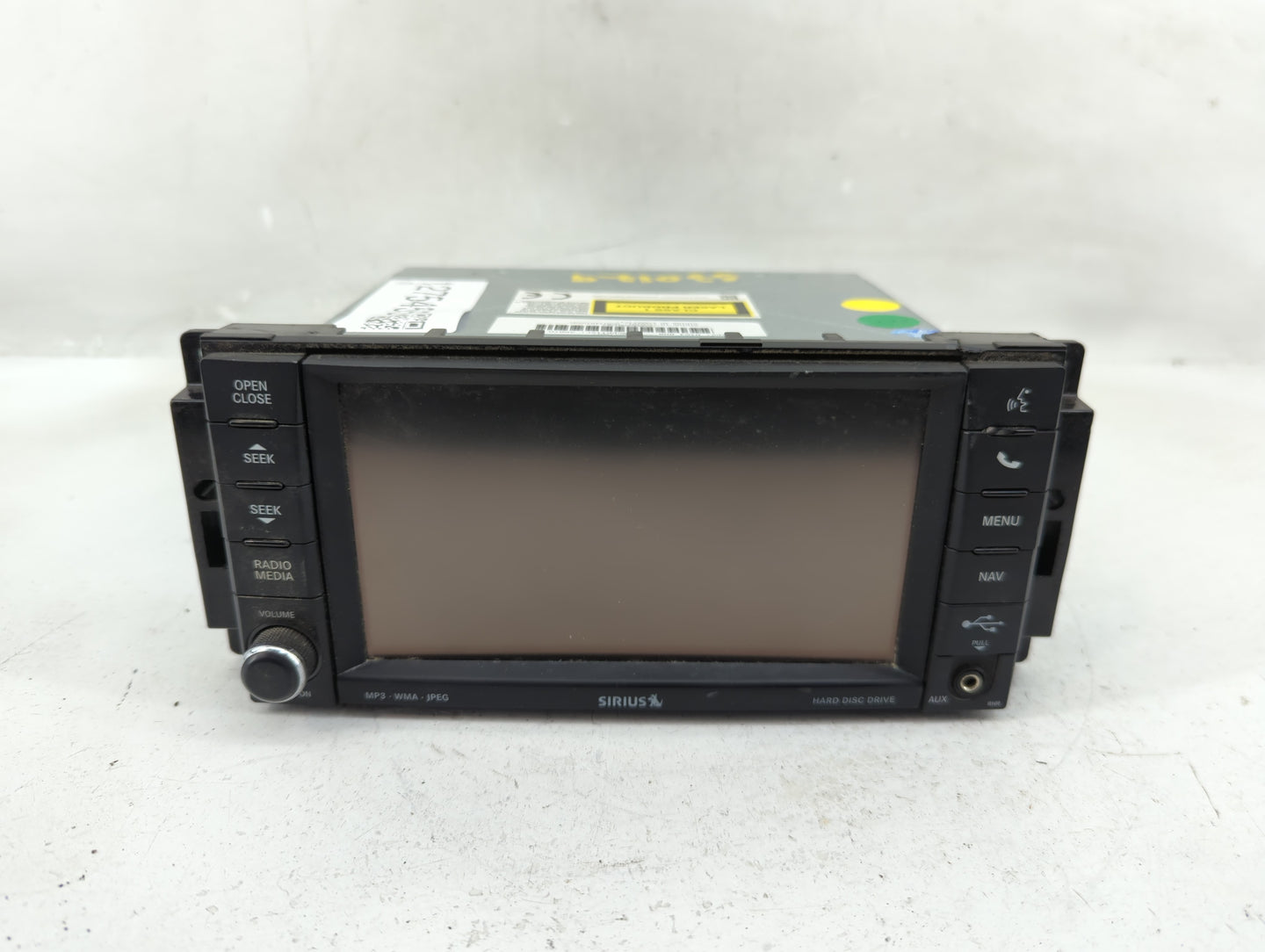 2013 Dodge Avenger Radio AM FM Cd Player Receiver Replacement P/N:P68092001AE P05091656AE Fits OEM Used Auto Parts - Oemused