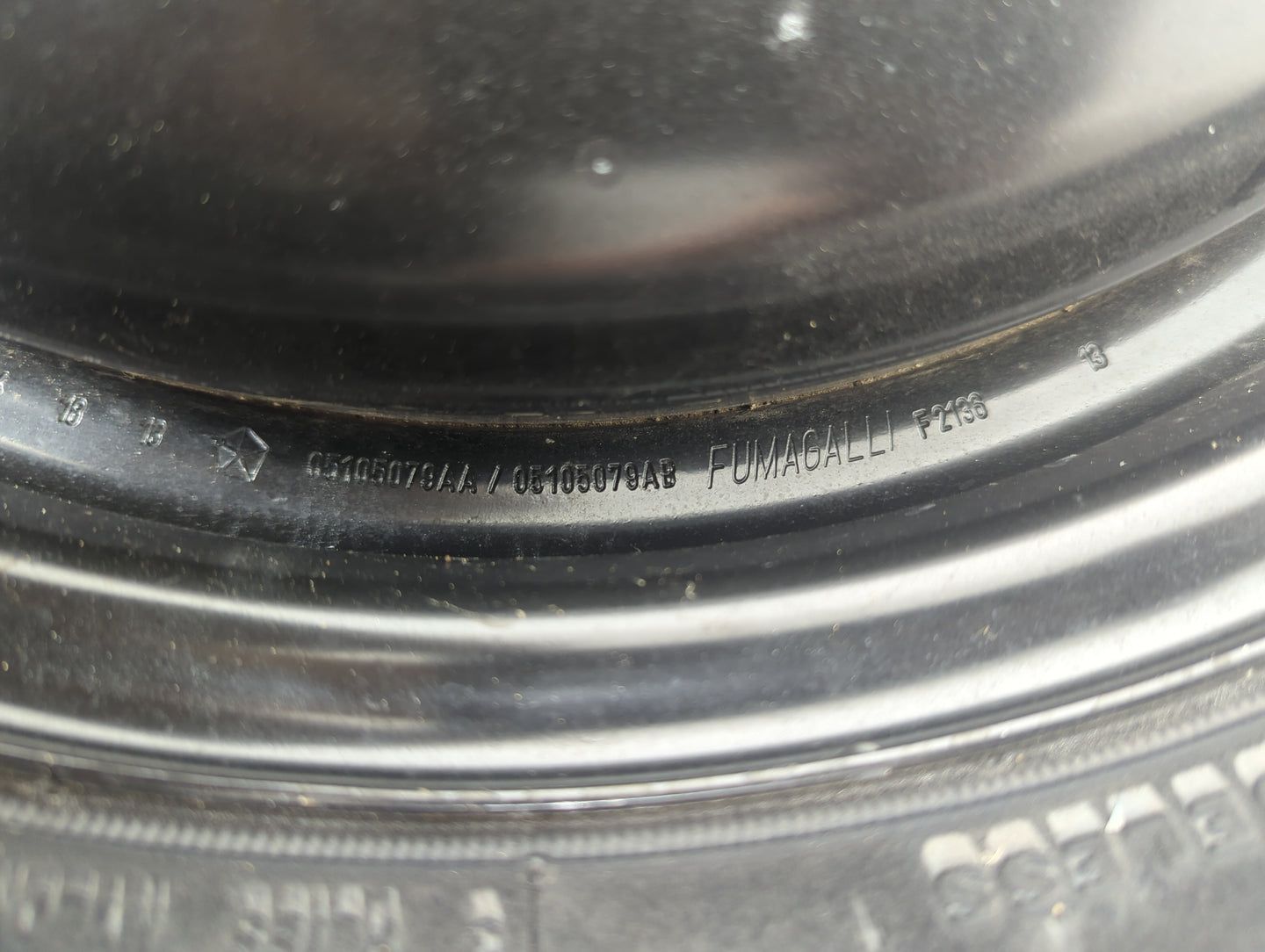 2012-2014 Dodge Avenger Spare Donut Tire Wheel Rim Oem - Oemusedautoparts1.com