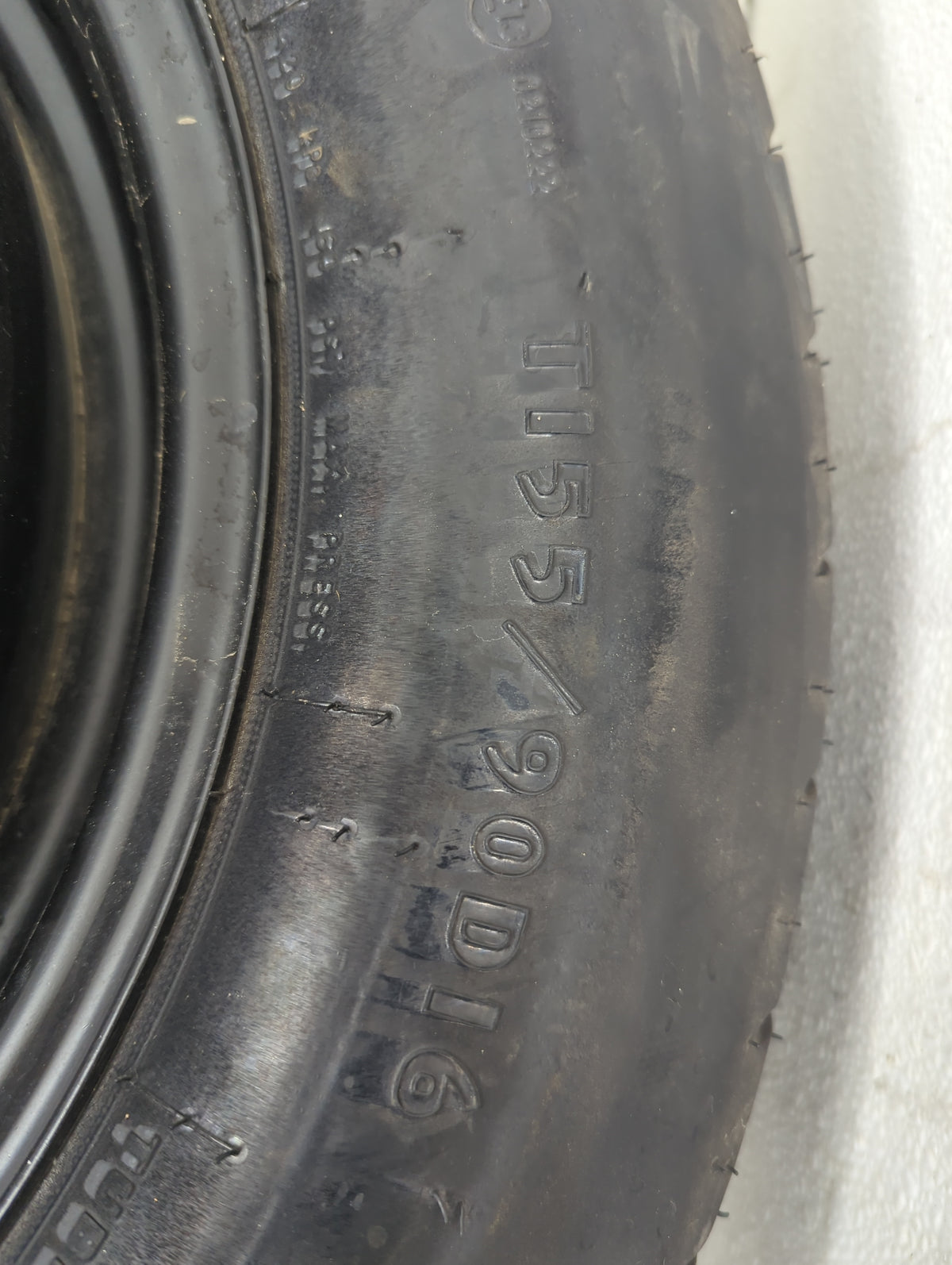 2012-2014 Dodge Avenger Spare Donut Tire Wheel Rim Oem - Oemusedautoparts1.com