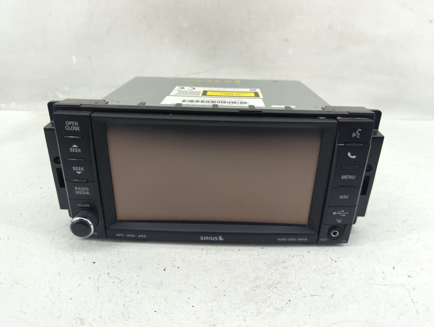 2013 Dodge Avenger Radio AM FM Cd Player Receiver Replacement P/N:P68092001AE P05091656AE Fits OEM Used Auto Parts - Oemused