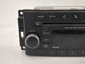 2013 Dodge Avenger Radio AM FM Cd Player Receiver Replacement P/N:P05091197AC Fits Fits 2012 2014 2015 2016 2017 OEM Used Auto Parts
