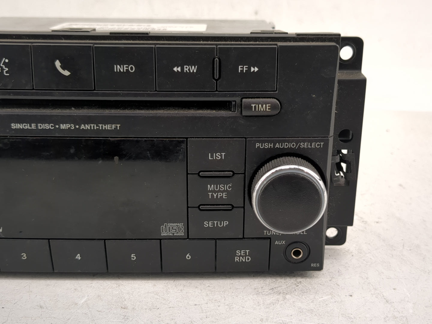 2013 Dodge Avenger Radio AM FM Cd Player Receiver Replacement P/N:P05091197AC Fits Fits 2012 2014 2015 2016 2017 OEM Used Au