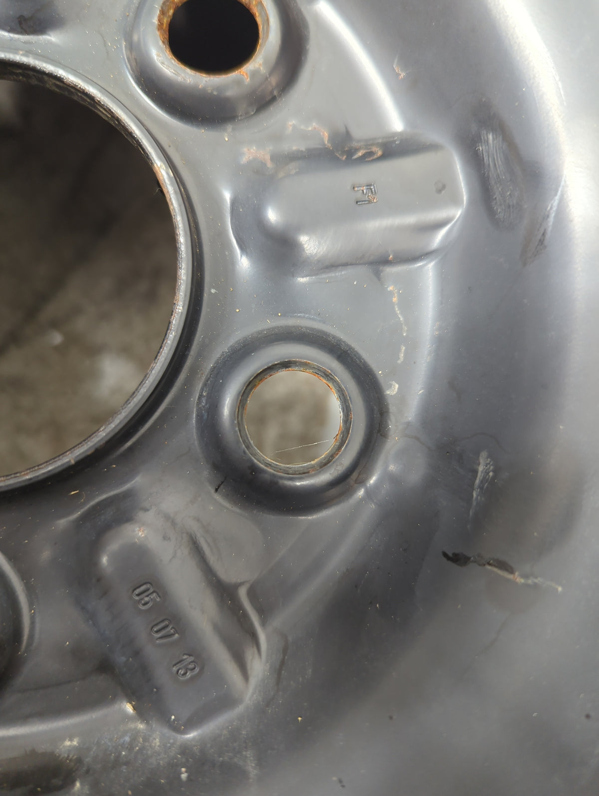 2008-2014 Dodge Avenger Spare Donut Tire Wheel Rim Oem 1305944 - Oemusedautoparts1.com
