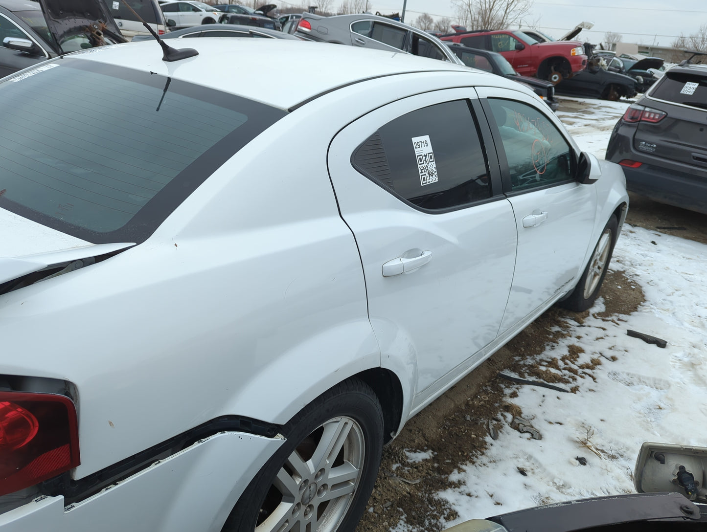 2008-2014 Dodge Avenger Passenger Rear Door Oem 1315601 - Oemusedautoparts1.com