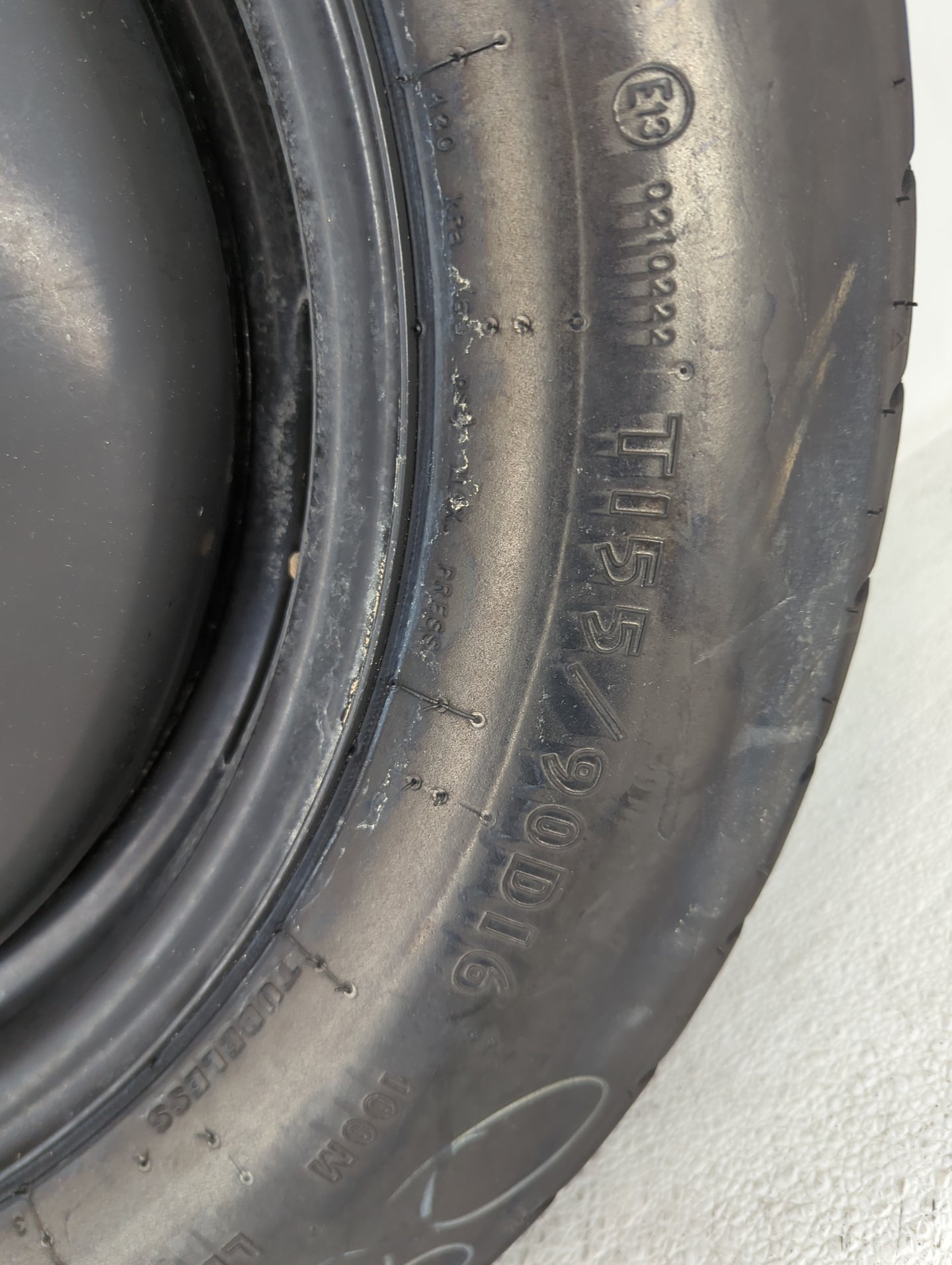 2008-2014 Dodge Avenger Spare Donut Tire Wheel Rim Oem - Oemusedautoparts1.com