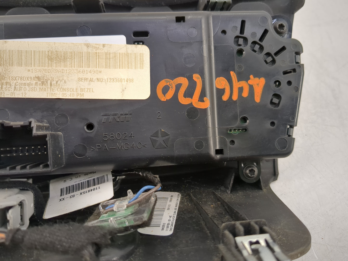 2008-2014 Dodge Avenger Climate Control Module Temperature AC/Heater Replacement Fits Fits 2008 2009 2010 2011 2012 2013 201