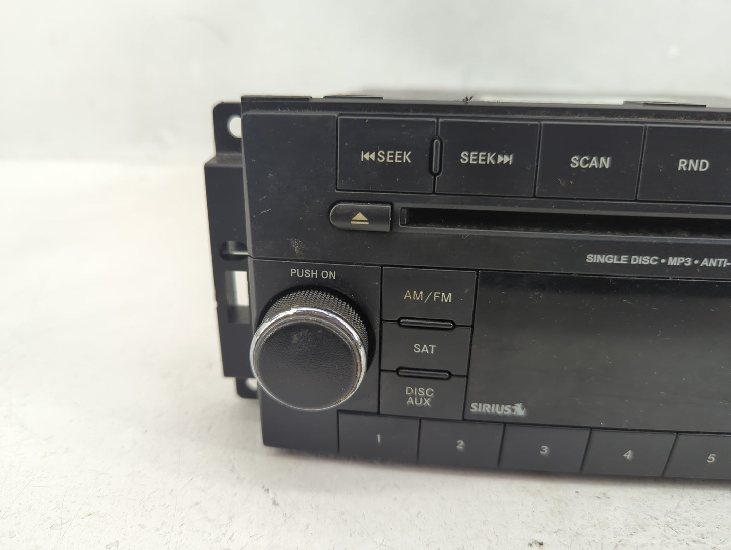 2013-2014 Dodge Avenger Radio AM FM Cd Player Receiver Replacement P/N:P05091163AC Fits Fits 2013 2014 OEM Used Auto Parts -