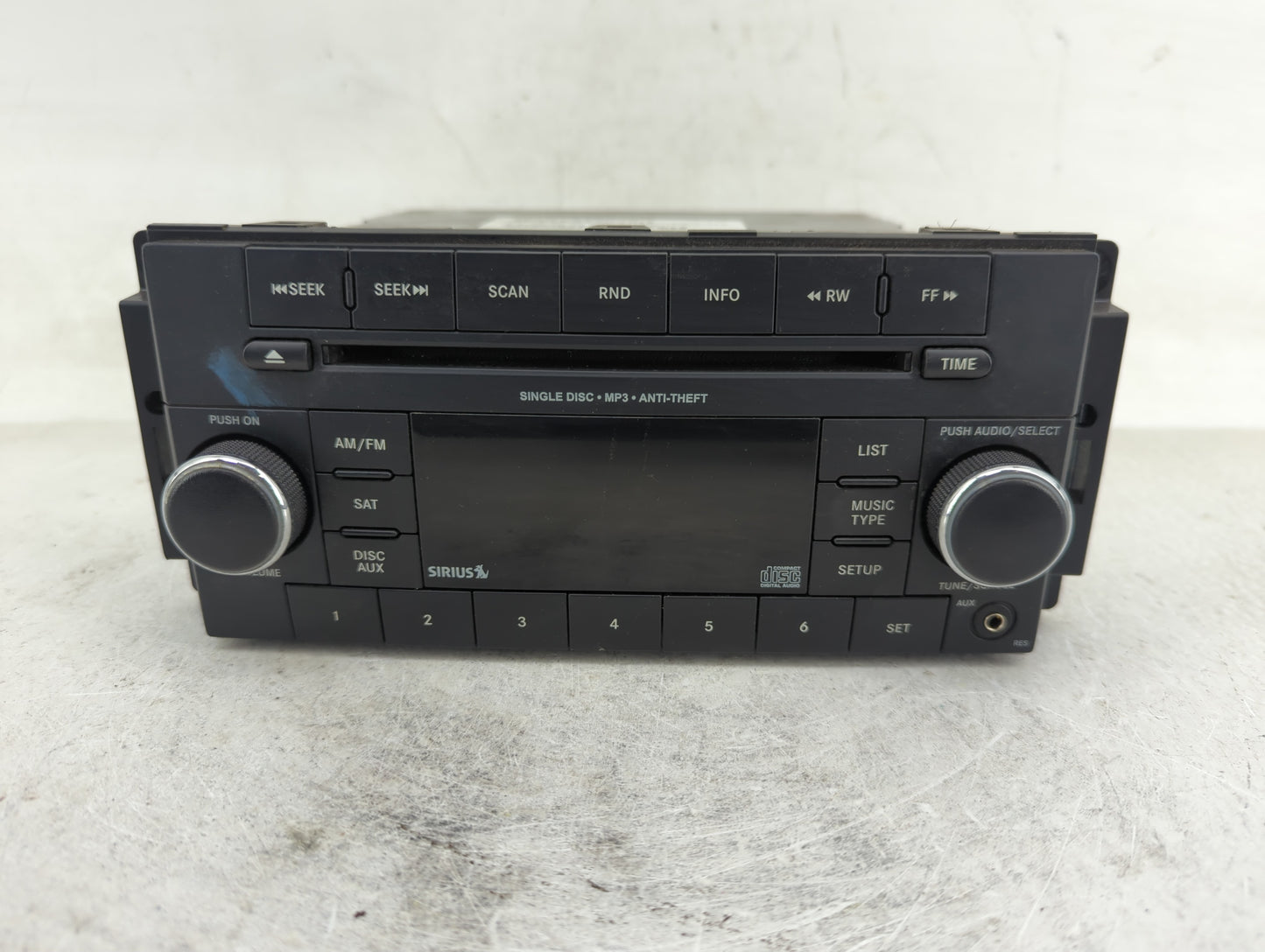 2013-2014 Dodge Avenger Radio AM FM Cd Player Receiver Replacement P/N:P05091163AB Fits Fits 2013 2014 OEM Used Auto Parts -