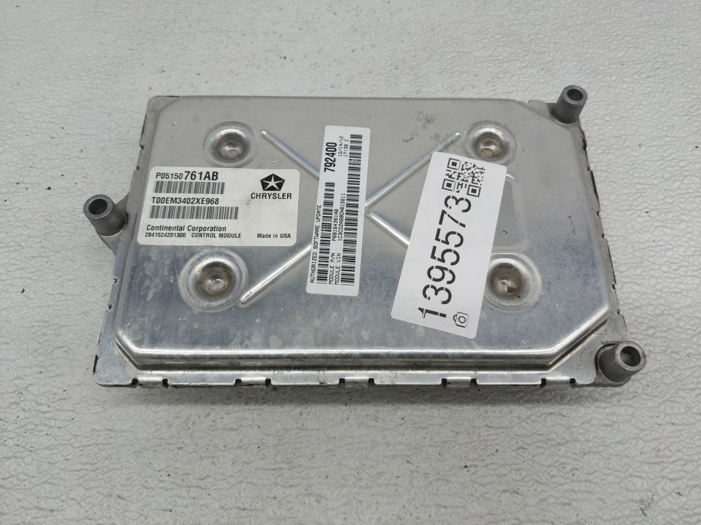 2013 Dodge Avenger PCM Engine Control Computer ECU ECM PCU OEM P/N:P05150761AB Fits OEM Used Auto Parts - Oemusedautoparts1.