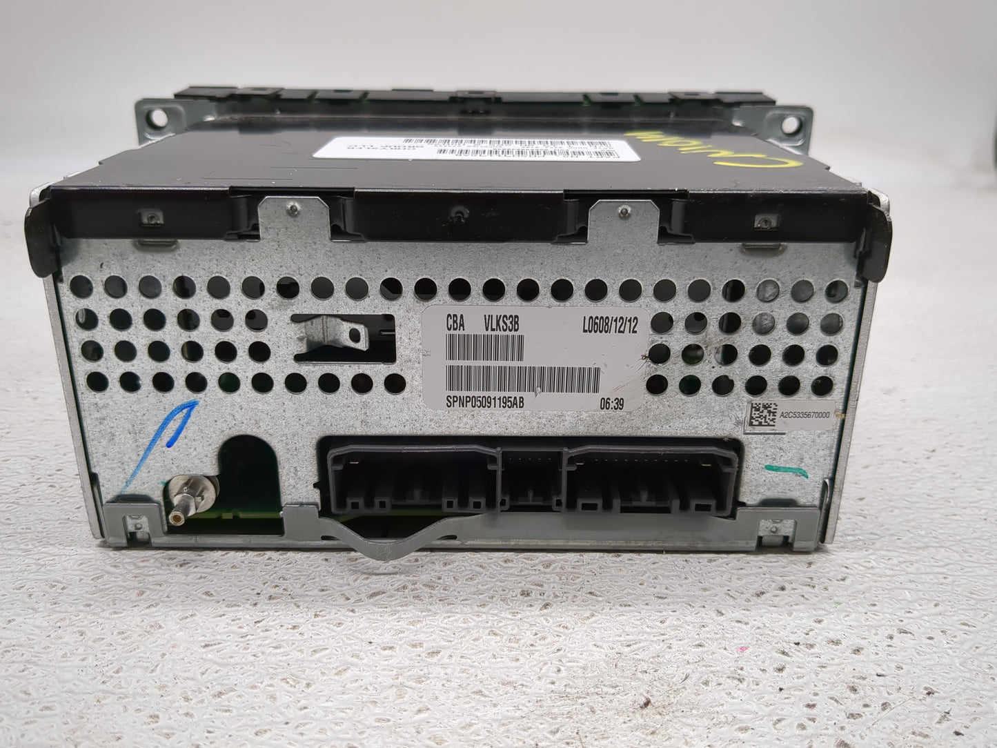 2013-2014 Dodge Avenger Radio AM FM Cd Player Receiver Replacement P/N:05091195AB Fits Fits 2012 2013 2014 2015 2016 2017 OE
