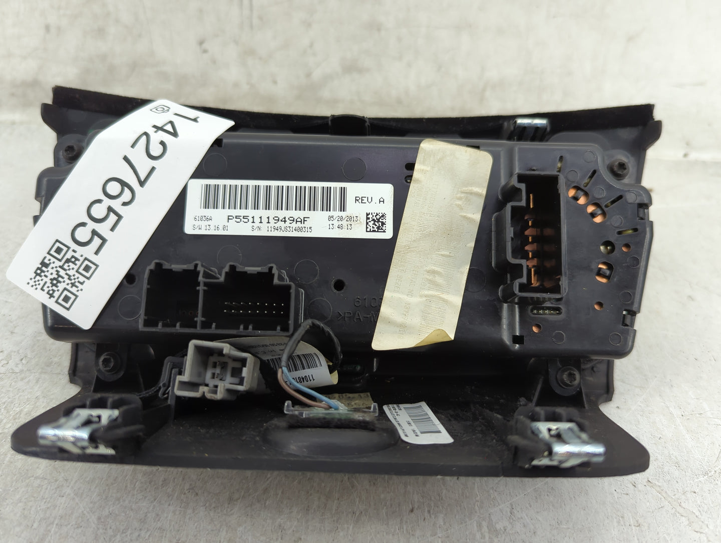 2010-2014 Dodge Avenger Climate Control Module Temperature AC/Heater Replacement P/N:P55111949AF Fits OEM Used Auto Parts - 
