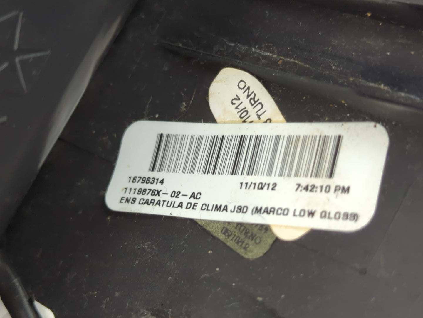 2010-2014 Dodge Avenger Climate Control Module Temperature AC/Heater Replacement Fits Fits 2010 2011 2012 2013 2014 OEM Used