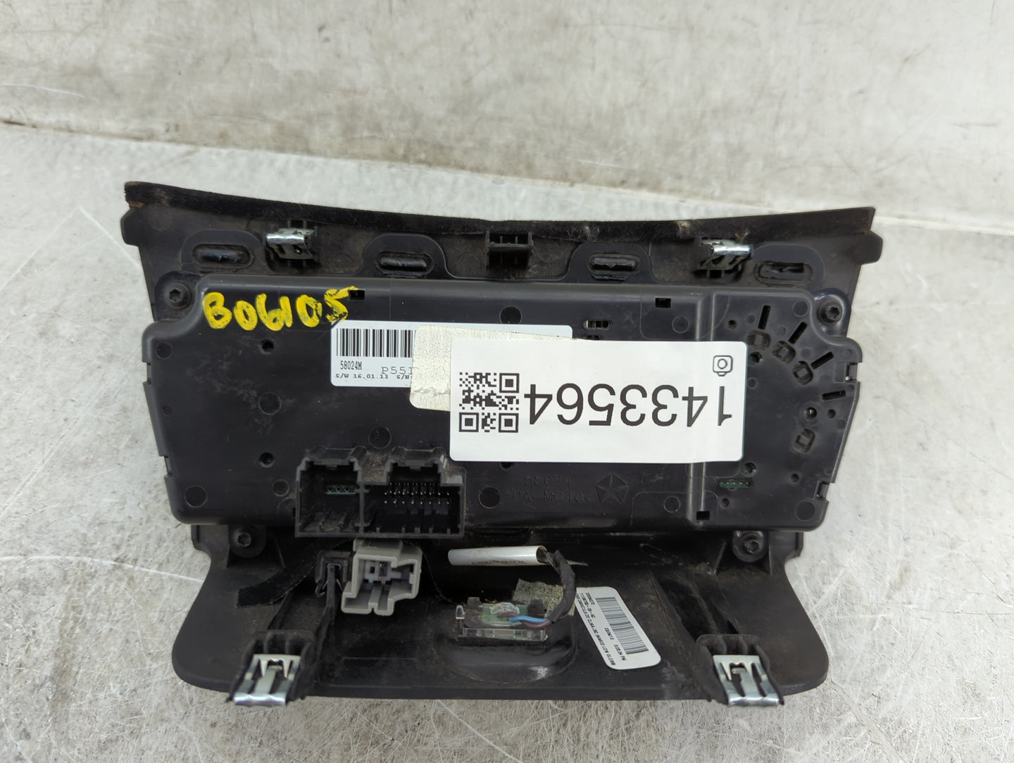 2008-2014 Dodge Avenger Climate Control Module Temperature AC/Heater Replacement P/N:55111888A Fits OEM Used Auto Parts - Oe
