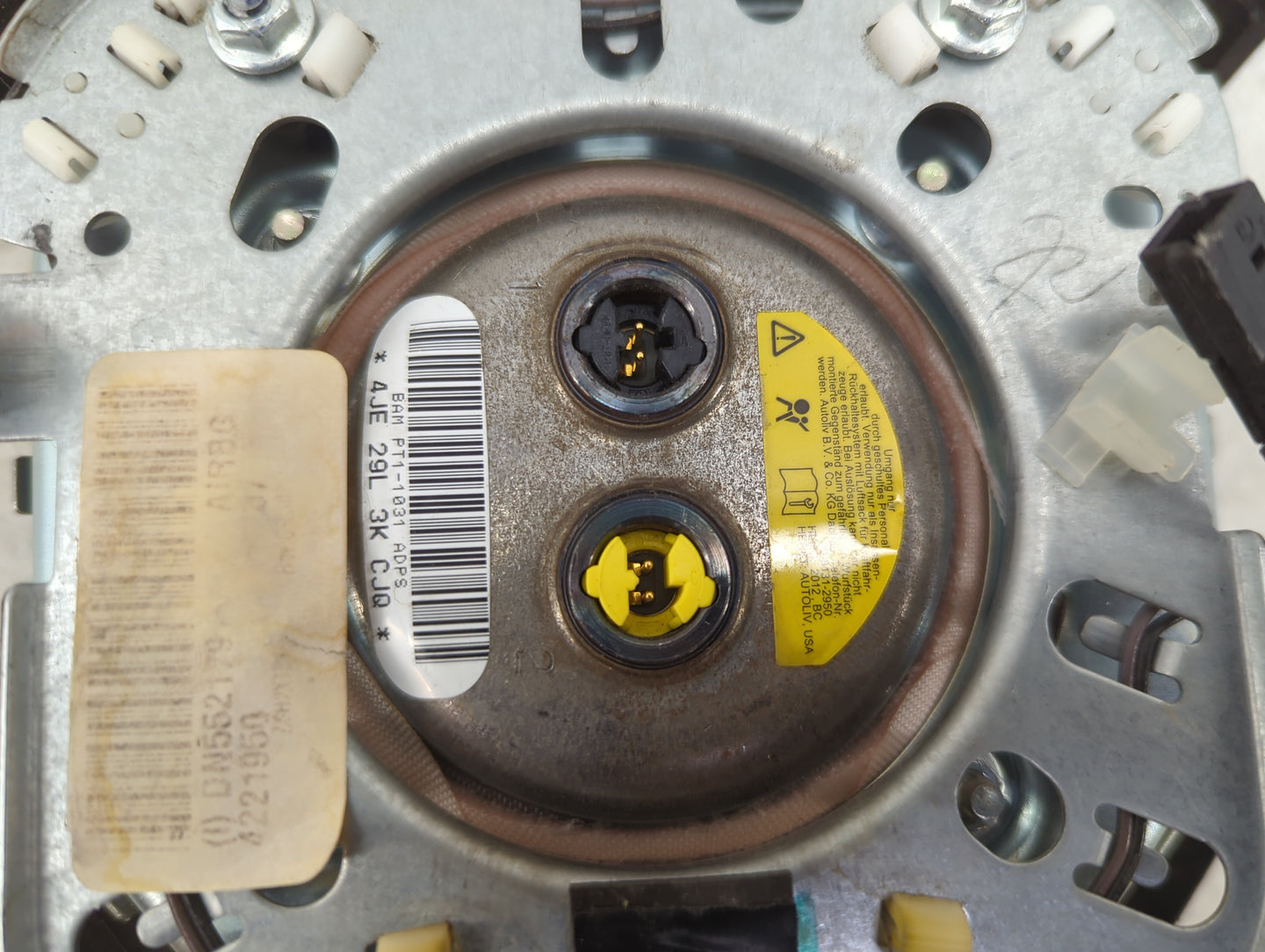 2013 Dodge Avenger Air Bag Driver Left Steering Wheel Mounted P/N:PT1-1031 4JE29L3KCJQ Fits OEM Used Auto Parts - Oemusedaut
