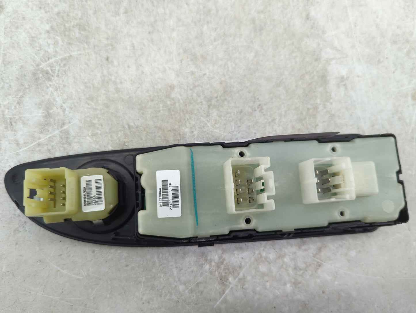 2008-2014 Dodge Avenger Master Power Window Switch Replacement Driver Side Left P/N:56040694AD Fits OEM Used Auto Parts - Oe