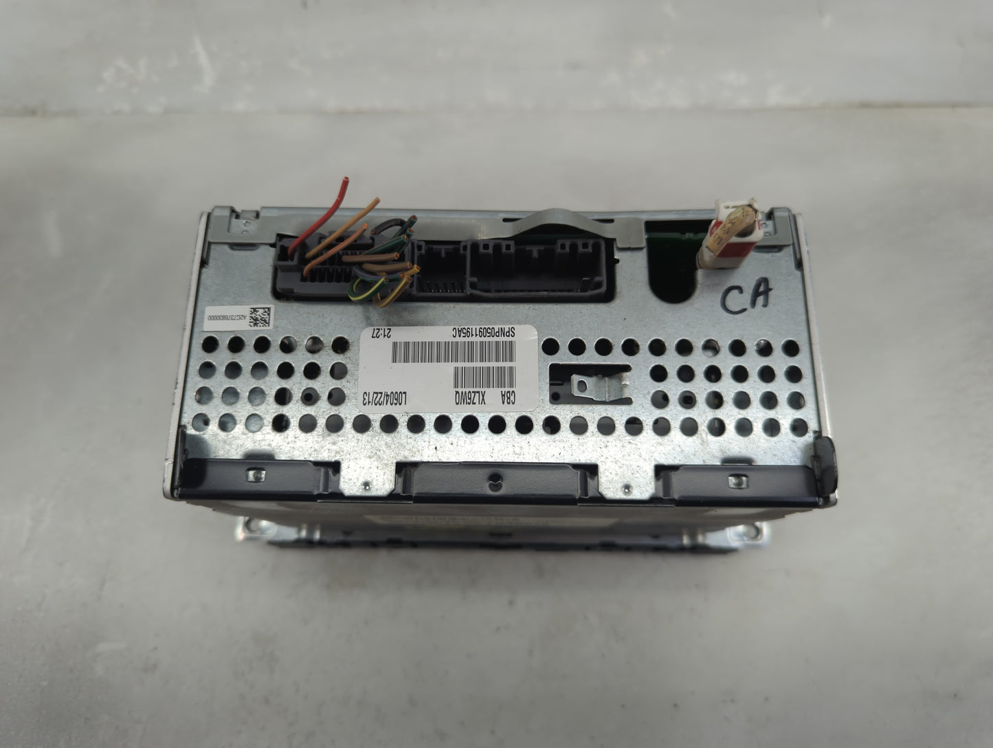 2013-2014 Dodge Avenger Radio AM FM Cd Player Receiver Replacement P/N:P05091195AC Fits Fits 2013 2014 OEM Used Auto Parts -