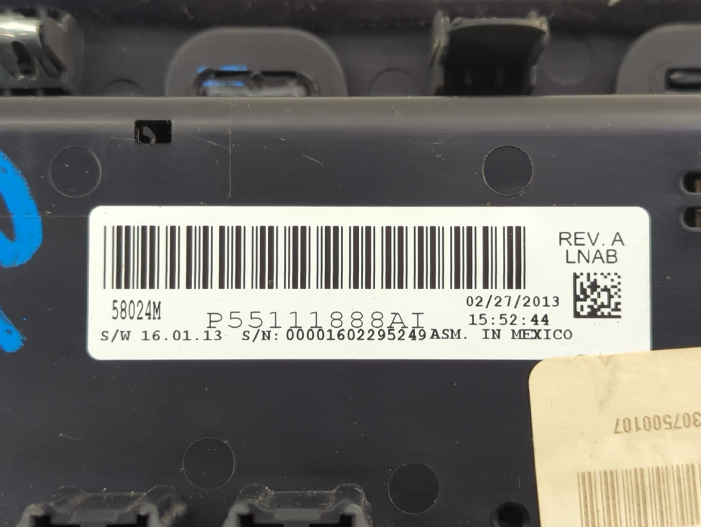 2008-2014 Dodge Avenger Climate Control Module Temperature AC/Heater Replacement P/N:P55111888AI 55111888AI Fits OEM Used Au