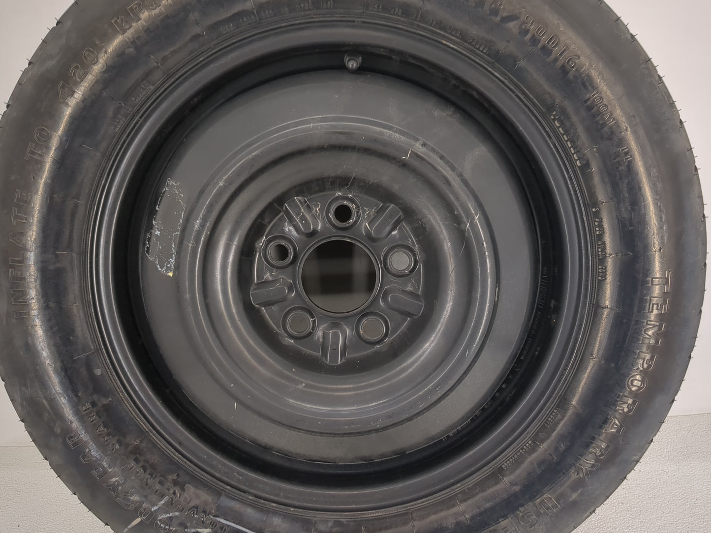 2008-2014 Dodge Avenger Spare Donut Tire Wheel Rim Oem 1462428 - Oemusedautoparts1.com