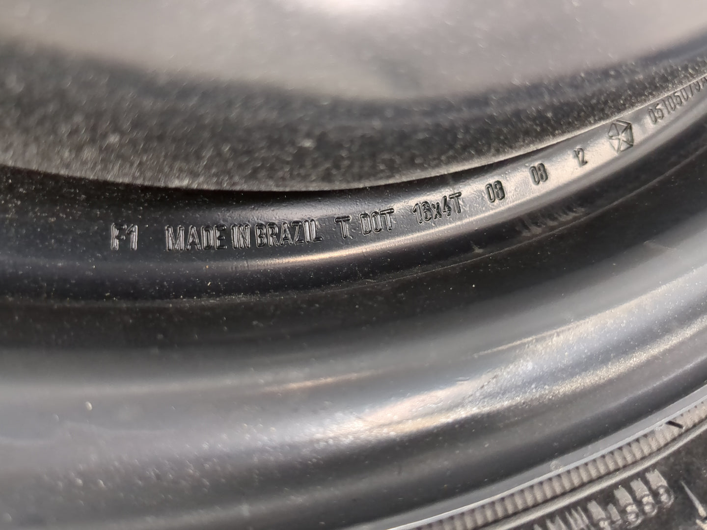2008-2014 Dodge Avenger Spare Donut Tire Wheel Rim Oem 1462428 - Oemusedautoparts1.com