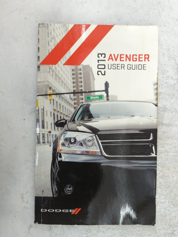 2013 Dodge Avenger Owners Manual Book Guide P/N:13D41-926-AA OEM Used Auto Parts