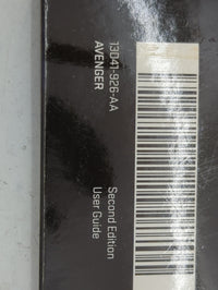 2013 Dodge Avenger Owners Manual Book Guide P/N:13D41-926-AA OEM Used Auto Parts - Oemusedautoparts1.com