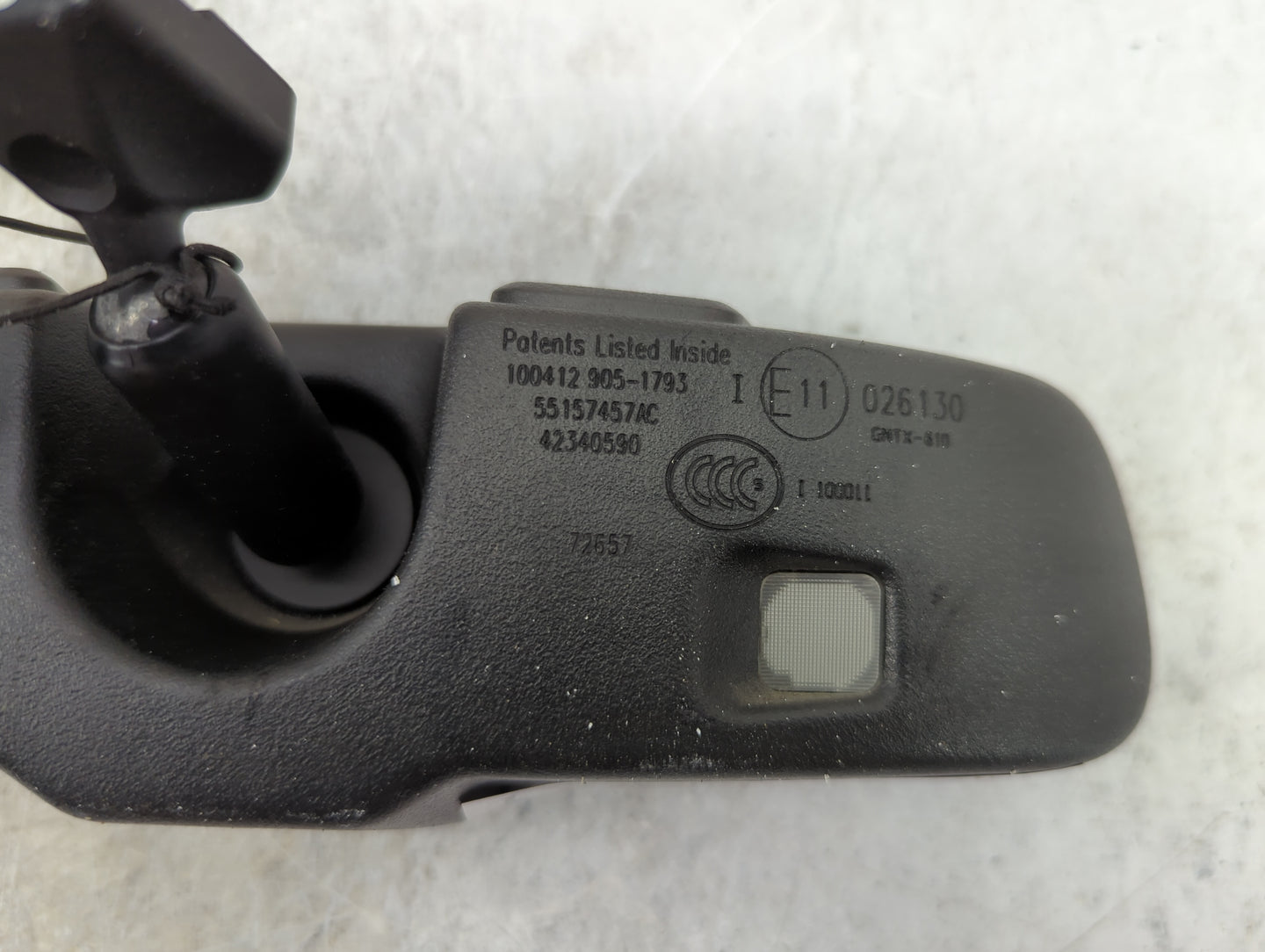 2008-2014 Dodge Avenger Interior Rear View Mirror Replacement OEM P/N:55157457AC E11026130 Fits OEM Used Auto Parts - Oemuse
