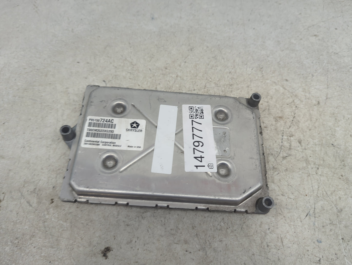 2013 Dodge Avenger PCM Engine Control Computer ECU ECM PCU OEM P/N:P05150724AC T00EM3522XG293, 2841462003300 Fits OEM Used A