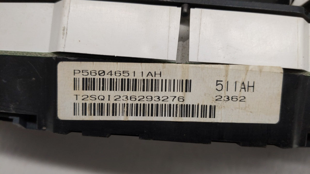 2011-2014 Dodge Avenger Instrument Cluster Speedometer Gauges P/N:P56046511AH P56046511AF Fits Fits 2011 2012 2013 2014 OEM 