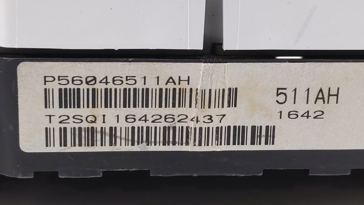 2011-2014 Dodge Avenger Instrument Cluster Speedometer Gauges P/N:P56046511AH P56046511AF Fits Fits 2011 2012 2013 2014 OEM 