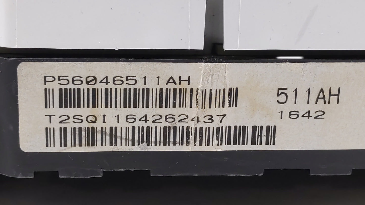2011-2014 Dodge Avenger Instrument Cluster Speedometer Gauges P/N:P56046511AH P56046511AF Fits Fits 2011 2012 2013 2014 OEM 