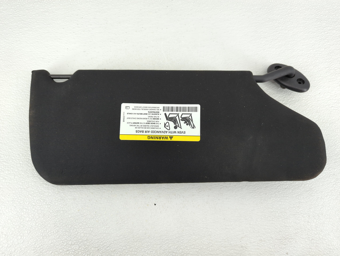 2011-2014 Dodge Avenger Sun Visor Shade Replacement Driver Left Mirror Fits Fits 2011 2012 2013 2014 OEM Used Auto Parts - O