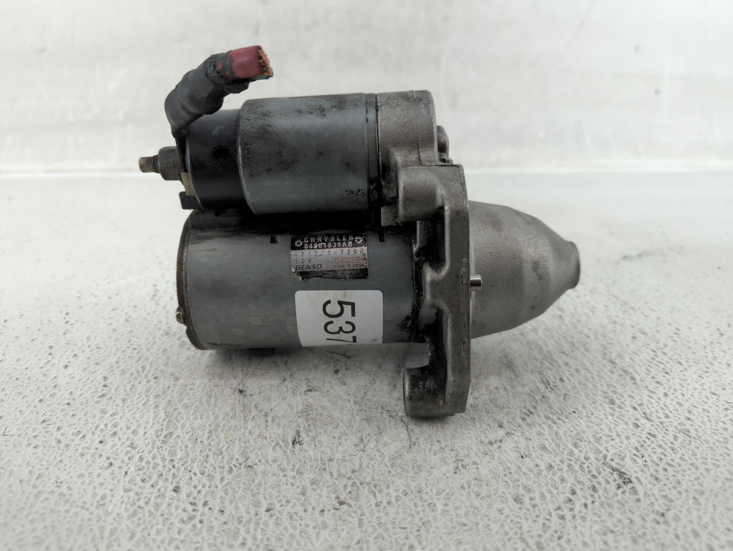 2011-2014 Dodge Avenger Car Starter Motor Solenoid OEM P/N:428000-7200 04801839AB Fits Fits 2011 2012 2013 2014 OEM Used Aut