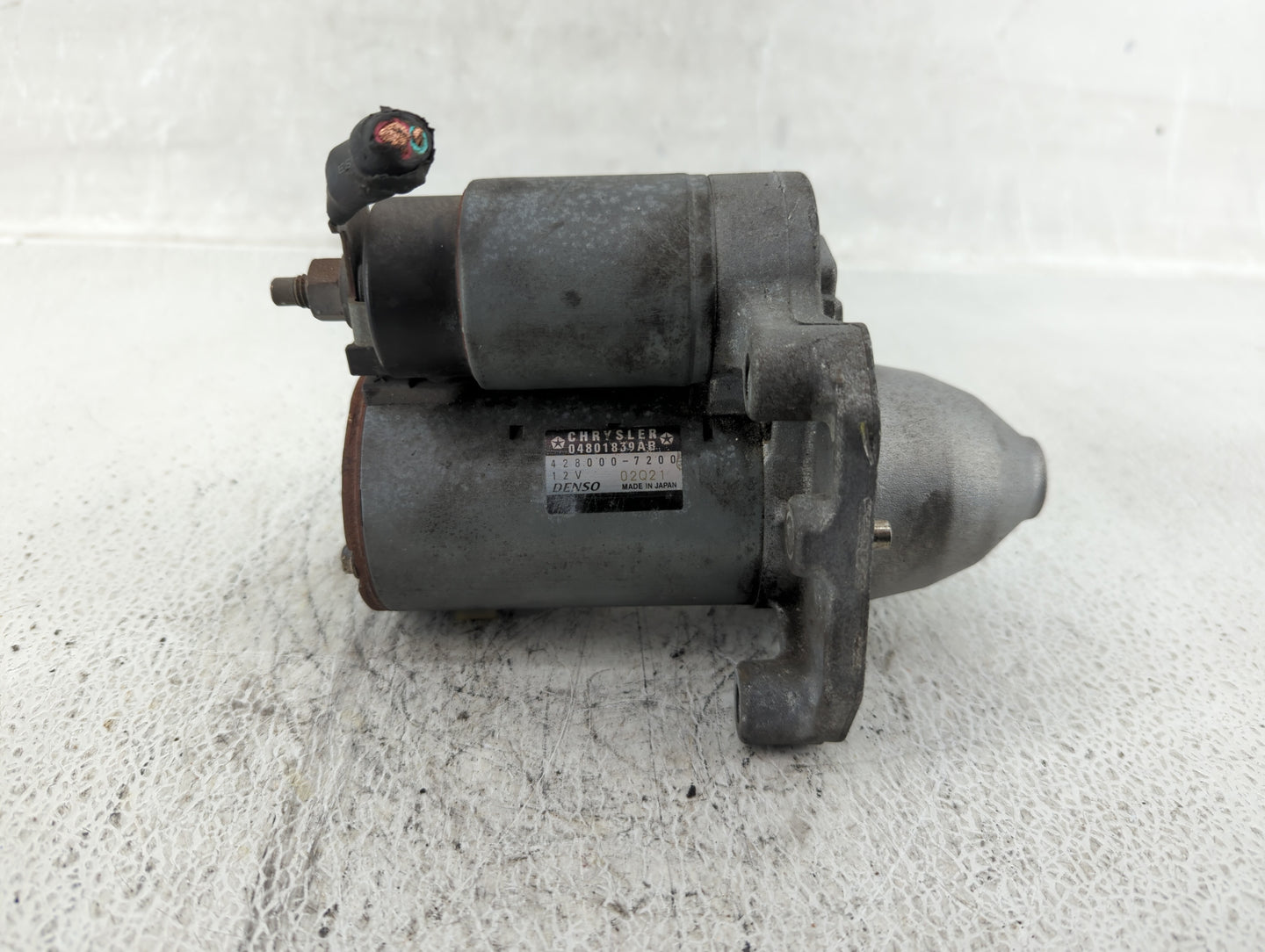 2011-2014 Dodge Avenger Car Starter Motor Solenoid OEM P/N:04801839AB 428000-7200 Fits Fits 2011 2012 2013 2014 OEM Used Aut
